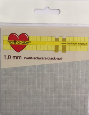 foamblokjes zwart 1 mm