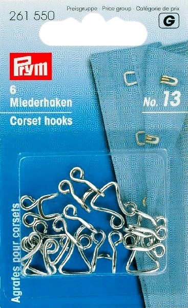 Prym korsethaak/oog blank