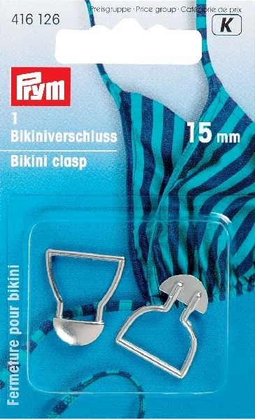 bikinisluiting metaal 15 mm
