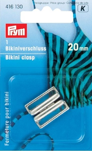 bikinisluiting metaal 20 mm