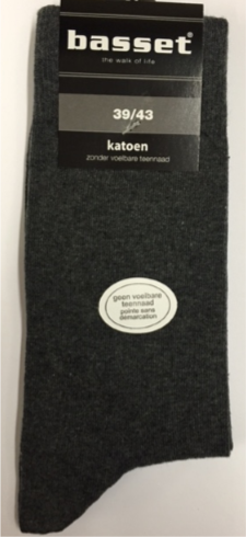 DONKER GRIJS Basset 6532-655