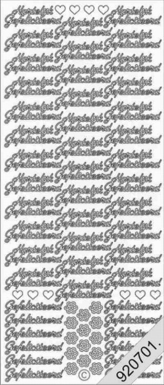 Hartelijk gefeliciteerd