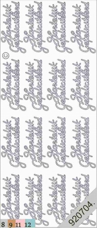 Hartelijk gefeliciteerd