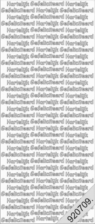 Hartelijk gefeliciteerd