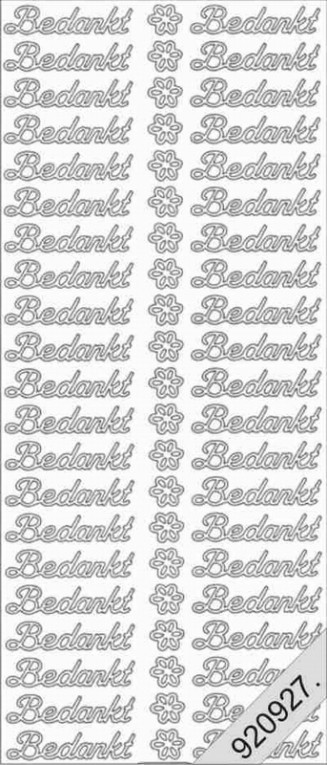 Bedankt