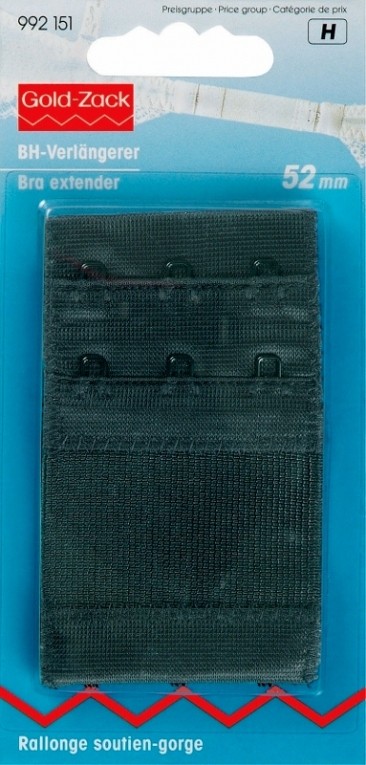 BH-VERLENGER 52 MM ZWART