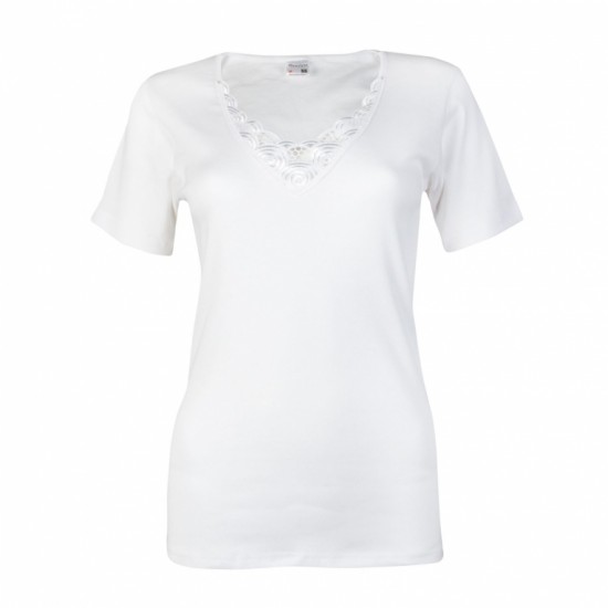 Dames T-Shirt Beatrix wit