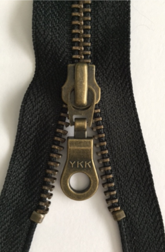 YKK Brons niet deelbaar