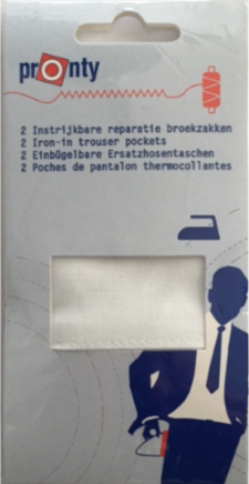 BROEKZAKKEN WIT - ZWART