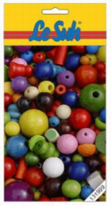 Mix-houtkralen kleur