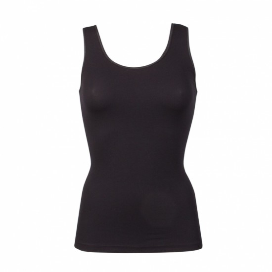 Dames hemd micro zwart