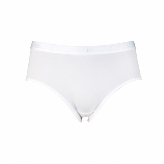 Heupslip micro. badstof kruisje wit