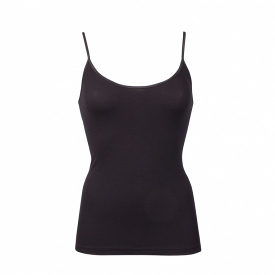 Dames top micro zwart