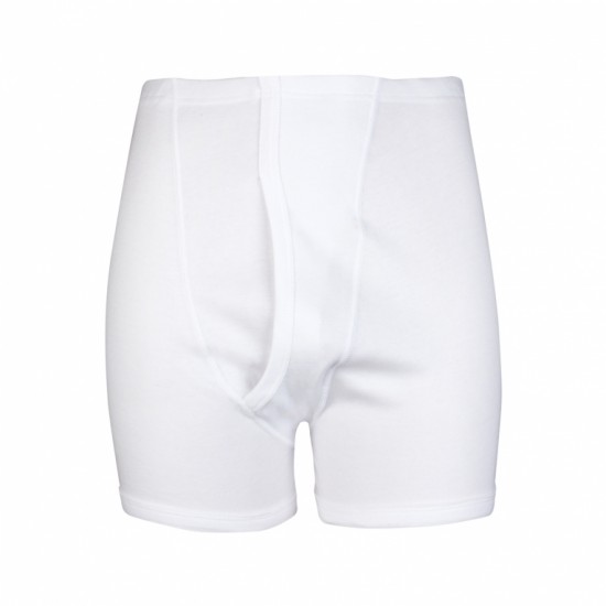 Sportbroek met gulp wit