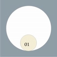 Organza lint wit - 01