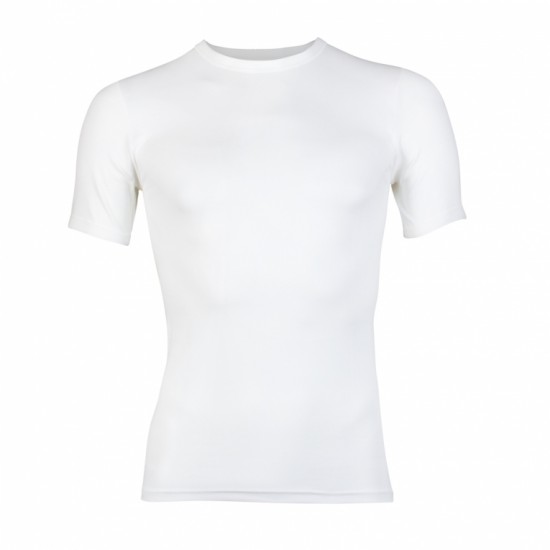 T-Shirt korte mouw wit micro